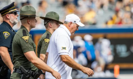 WVU Rich Rodriguez pleased with College Sports Act progress, believes CBA come in future
